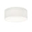 AFX Lighting Anton 2 Light 12" Flush Mount, Linen White - ANF1214MB-LW