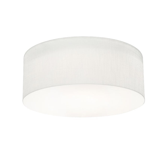 AFX Lighting Anton 2 Light 12" Flush Mount, Linen White - ANF1214MB-LW