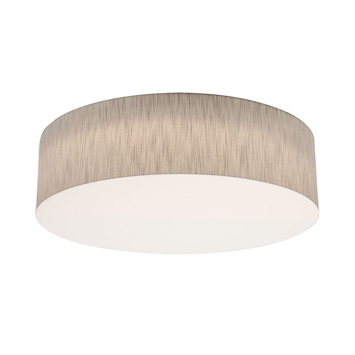 AFX Lighting Anton 1 Lt 24" LED Flush Mount, Jute/White - ANF2432L5AJUD-JT