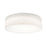 AFX Lighting Anton 1 Lt 24" LED Flush, Linen White/White - ANF2432L5AJUD-LW