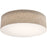 AFX Lighting Anton 1 Lt 30" LED Flush Mount, Jute/White - ANF3044L5AJUD-JT