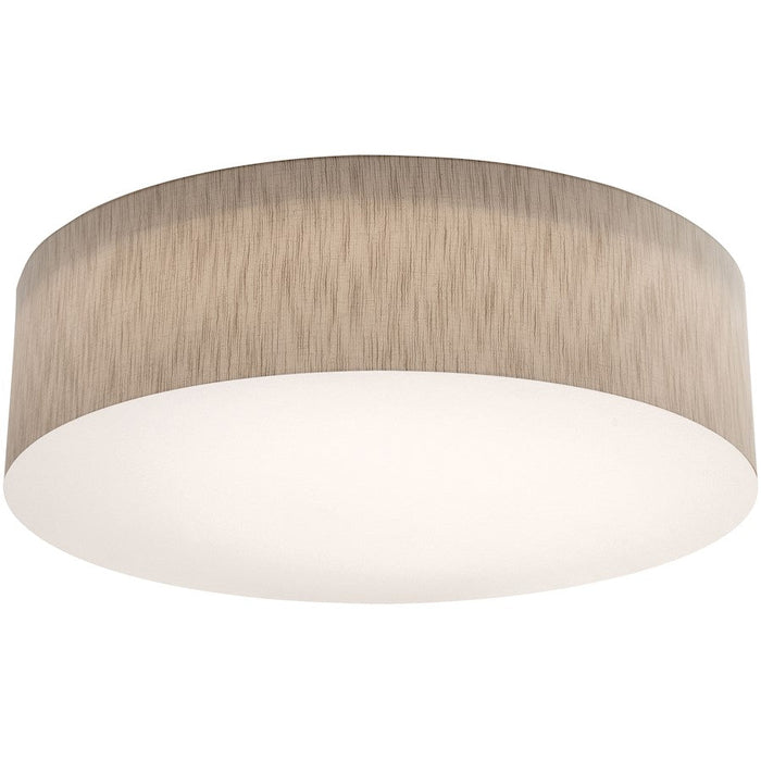 AFX Lighting Anton 1 Lt 30" LED Flush Mount, Jute/White - ANF3044L5AJUD-JT