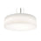 AFX Lighting Anton 1 Lt 24'' LED Pendant, Nickel/White - ANP2432L5AJUDSN-LW