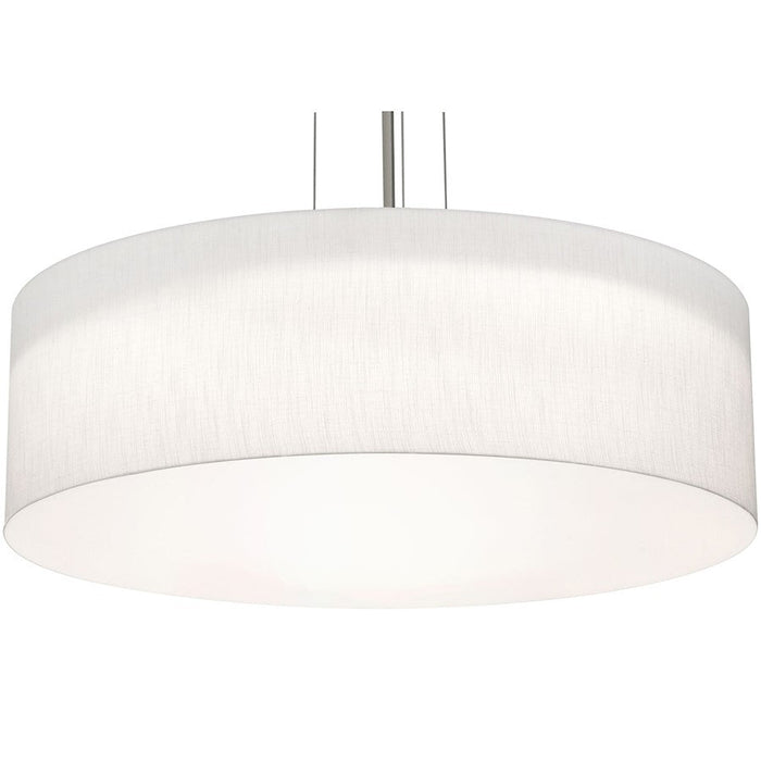 AFX Lighting Anton 1 Lt 30" LED Pendant, Nickel/White - ANP3044L5AJUDSN-LW