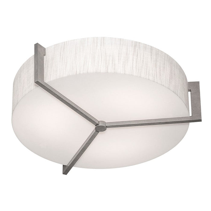 AFX Lighting Apex 17" LED Flush Mount, Weathered Grey/Jute - APF1524LAJUDWG-JT