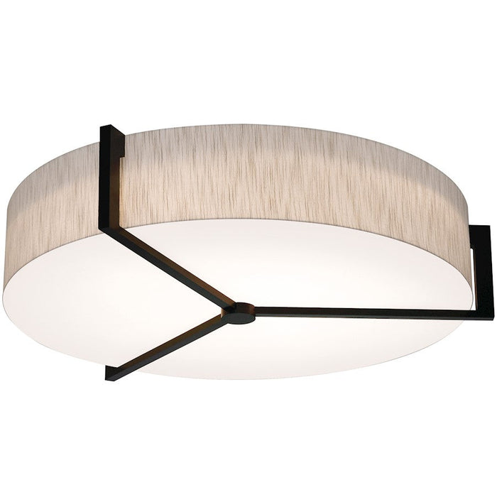 AFX Lighting Apex 1 Lt 33" LED Flush, Espresso/Jute White - APF3044L5AJUDES-JT