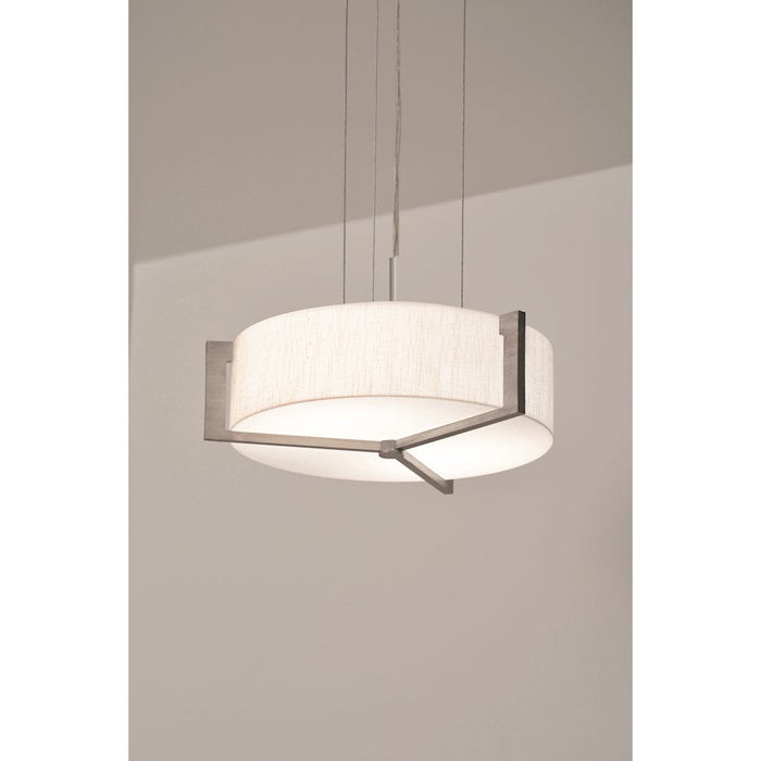 AFX Lighting Apex 17" LED Pendant, Weathered Grey/Jute - APP1524LAJUDWG-JT