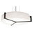 AFX Lighting Apex 1 Light Pendant, Espresso/Linen White - APP1932LAJUDES-LW