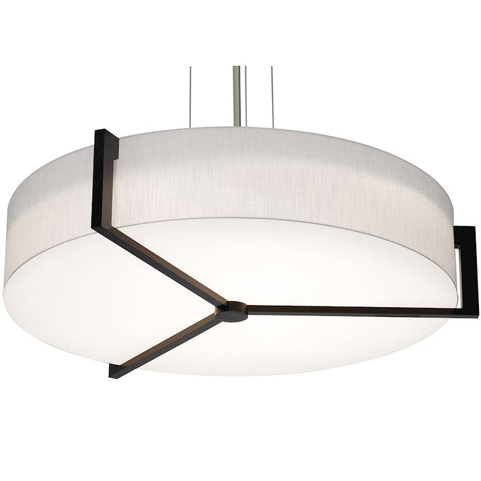 AFX Lighting Apex 1 Lt 33" LED Pendant, NK/Espresso/White - APP3044L5AJUDES-LW