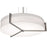 AFX Lighting Apex 1 Lt 33" LED Pendant, Nickel/Grey/White - APP3044L5AJUDWG-LW