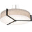 AFX Lighting Apex 4 Lt 33" Med Base Pendant, NK/ES/Jute WH - APP3044MBES-JT