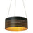 AFX Lighting Ash Pendant, Black/White Acrylic Diffuser - ASHP2032L30D1BK