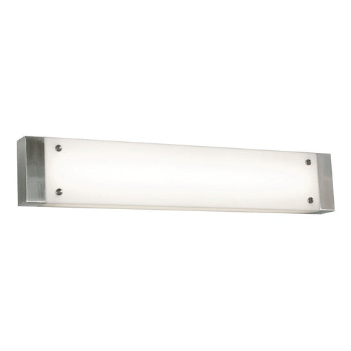 AFX Lighting Avanti 1-Lt 28" LED Wall Sconce, Nickel/White - ATV240520L30D1SNWH