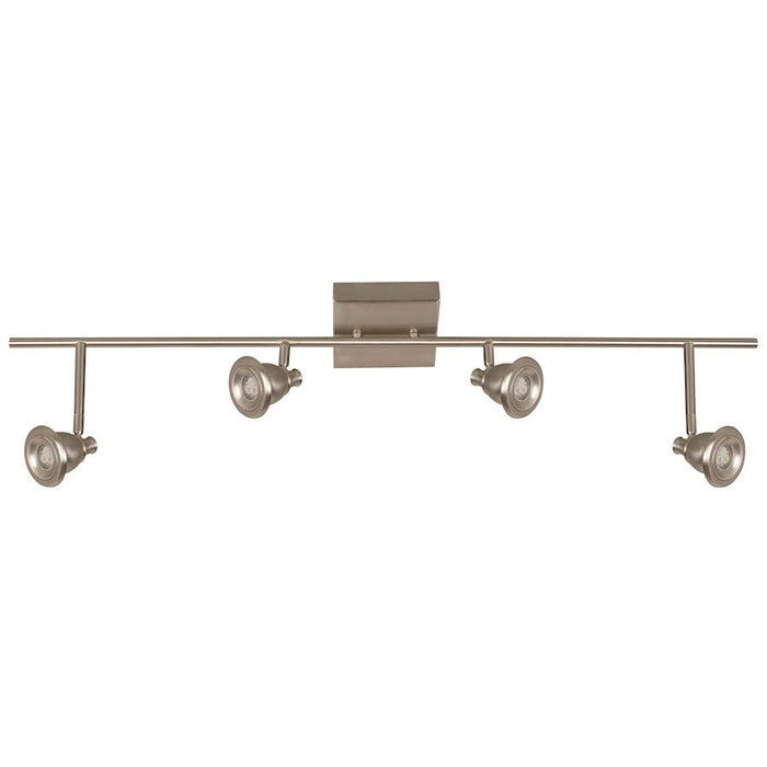 AFX Lighting Berlin Fixed Track Light Fixture, Satin Nickel - BERF4450L30SN