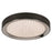 AFX Lighting Belle LED 16" Flush Mount, Black/Clear - BLLF16LAJD1BKPC