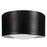 AFX Lighting Belle LED Flush Mount, Black/Clear