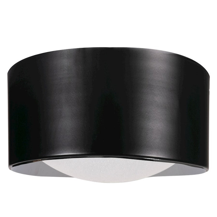 AFX Lighting Belle LED Flush Mount, Black/Clear