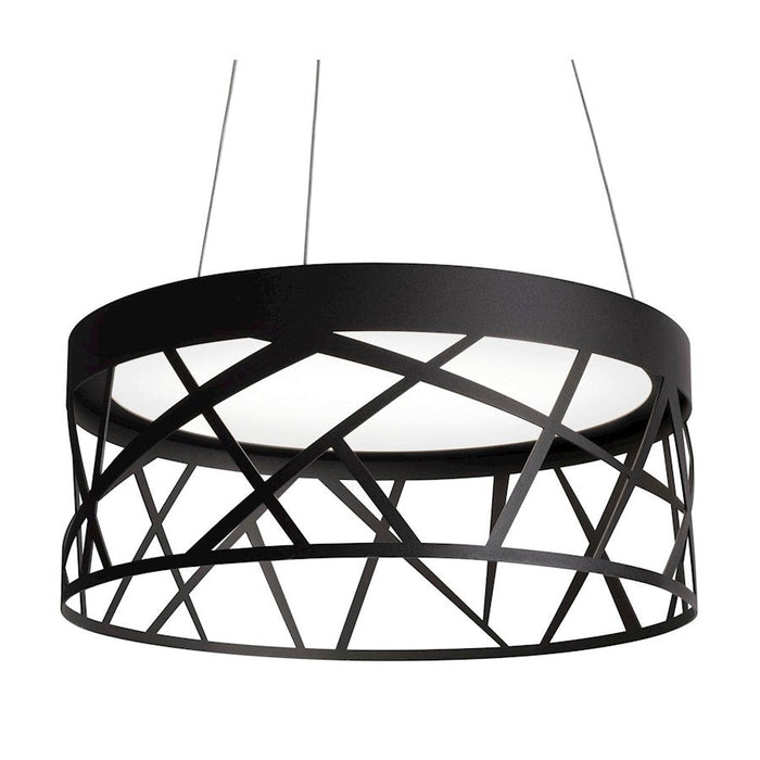 AFX Lighting Boon Pendant, Black/White - BONP2032L30D1BK