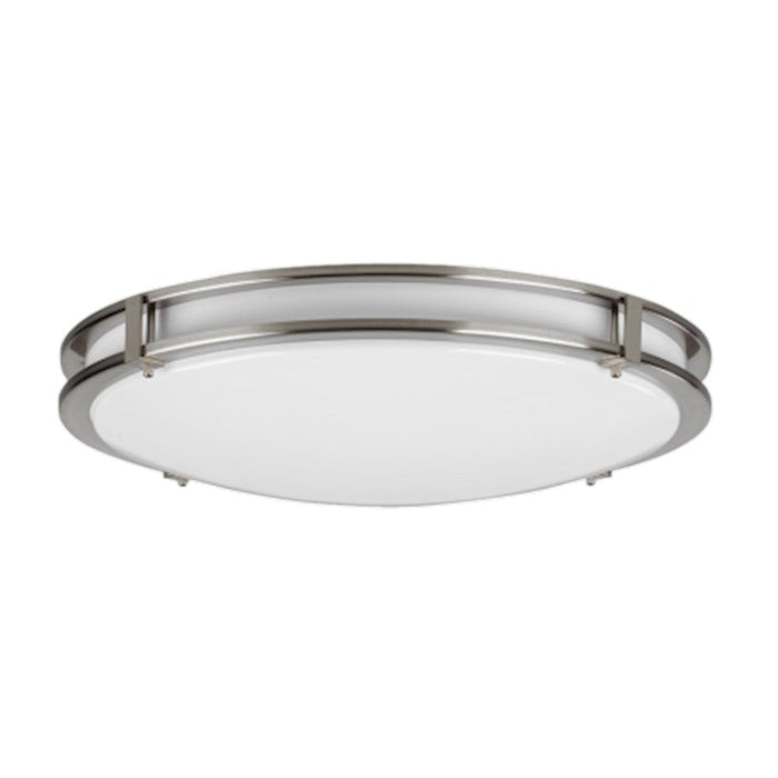 AFX Lighting Carlisle LED 14" Flush Mount, Satin Nickel - CAF142400LAJD1