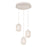 AFX Lighting Callie 3 Light Round Pendant, White/White - CALP05WHRND3