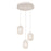 AFX Lighting Callie Round Pendant, White/White