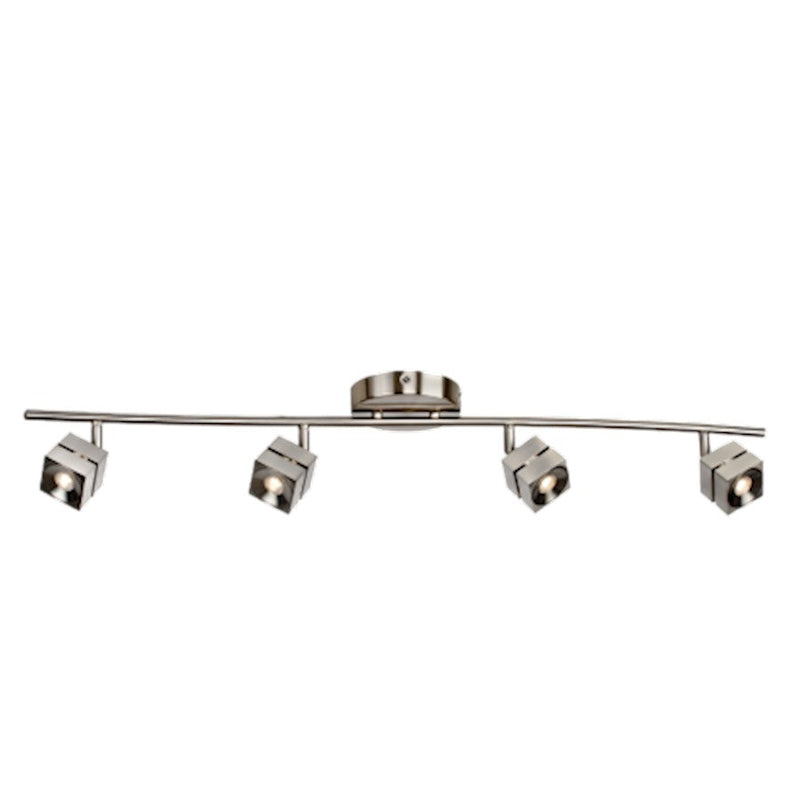 AFX Lighting Cantrell LED Fixed Rail Light, Satin Nickel - CARF4450L30SN