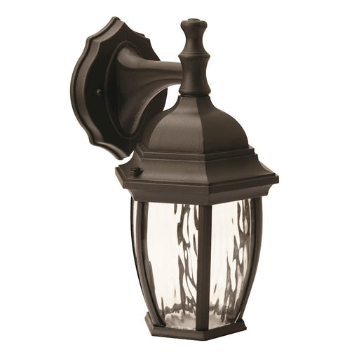 AFX Lighting Clark Outdoor Light Fixture, Black/Clear - CLKW450L30BK