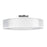 AFX Lighting Cortez 1-Lt 18" LED Semi-Flush, Nickel/White - CZF1824LAJUDSN-WHWH