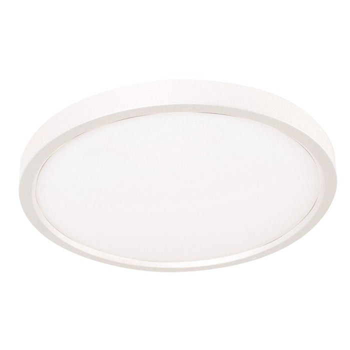 AFX Lighting Edge Round 1 Light 6" LED Flush Mount, White - EGRF06LAJD3WH