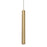 AFX Lighting Eli 1 Light Pendant, Satin Brass/Satin Brass - ELIP01L30UDSB