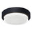 AFX Lighting ELM 9" LED Outdoor Flush Mount, Black/Black - ELMW09LAJUDBK