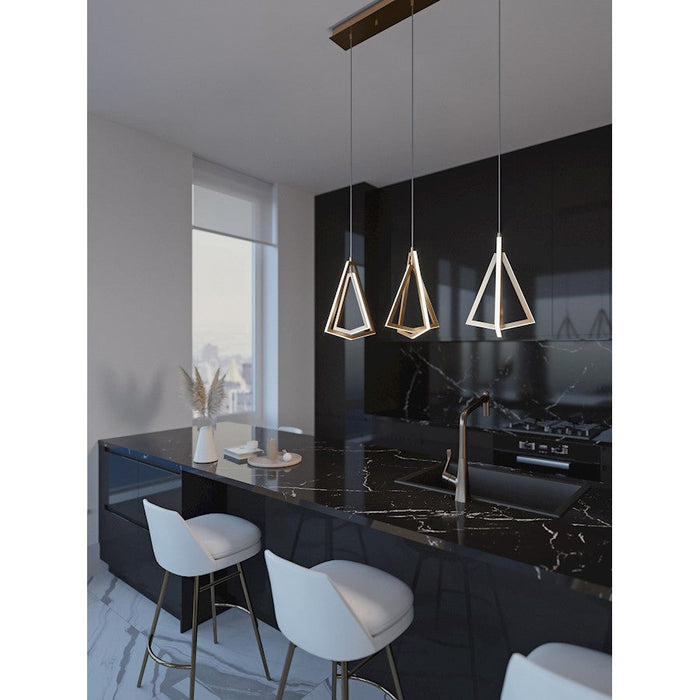 AFX Lighting Gianna 3 Lt Linear Pendant, 3000K/120V