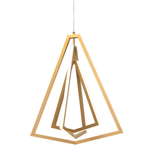 AFX Lighting Gianna 27" LED Pendant, Gold/Frosted - GNAP27L30D1GD