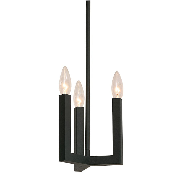 AFX Lighting Grace 3 Light Mini Pendant, Black - GRCP07CBBK