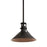 AFX Lighting Gus 10'' Outdoor LED Pendant, 12W/120V, Black - GUSP10LAJD1BK