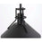 AFX Lighting Gus 10'' Outdoor Led Pendant, 12W/120V, Black