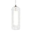 AFX Lighting Hermosa 1-Lt 6" LED Pendant, 3000K, Nickel/Clear - HRP1000L30D1SNCS