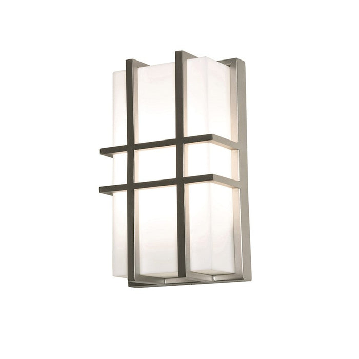 AFX Lighting Lambert 14" LED Sconce, 17W/120-277V, Nickel/Wh