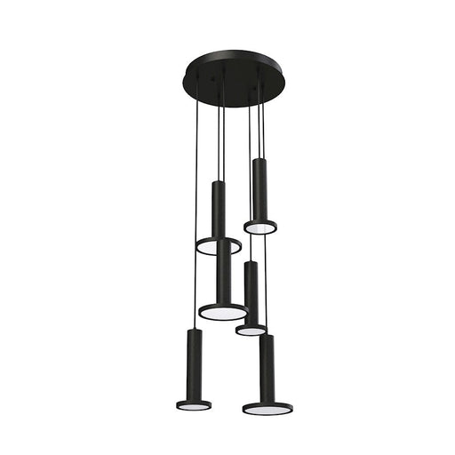 AFX Lighting Luna Mixed Hextuple LED Pendant, 120V, Black - LNAP99L30D1BKRND6