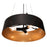 AFX Lighting Lyric 3 Light Pendant, Gold/Black/Gold - LRCP22MBBKGD