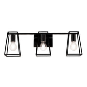 AFX Lighting Lynn 3 Light Vanity, Black - LYNV2407MBBKPC