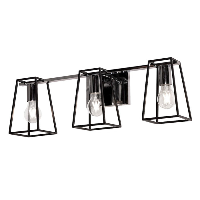 AFX Lighting Lynn 3 Light Vanity, Black