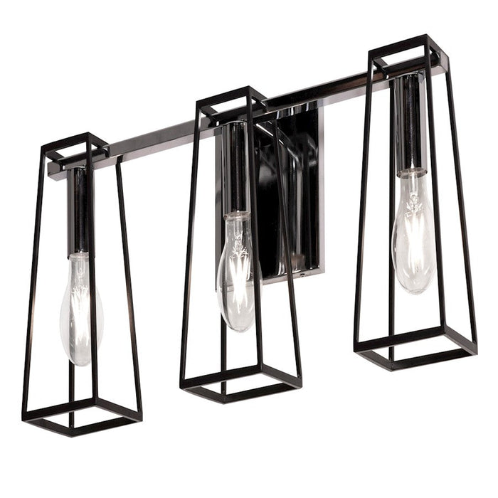 AFX Lighting Lynn 3 Light Vanity, Black