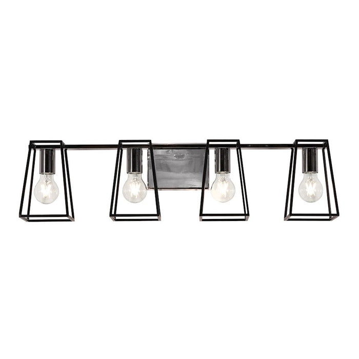 AFX Lighting Lynn 4 Light Vanity, Black