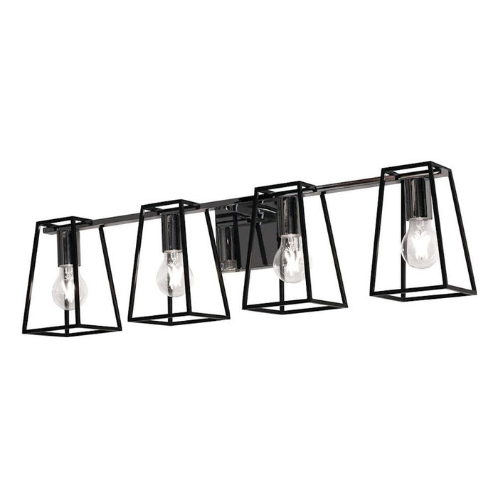 AFX Lighting Lynn 4 Light Vanity, Black