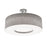 AFX Lighting Montclair 3 Lt 24'' Med Base Flush Mount, Grey/White - MCF2432MB-GY