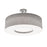 AFX Lighting Montclair 3 Lt 24'' Med Base Semi-Flush, NK/GY/WH - MCF2432MB-GYSF