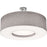 AFX Lighting Montclair 1 Lt 30" LED Semi-Flush, NK/Grey/WH - MCF3044L5AJUD-GYSF