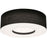 AFX Lighting Montclair 4 Lt 30'' Med Base Flush, Black/White - MCF3044MB-BK