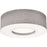 AFX Lighting Montclair 4 Lt 30'' Med Base Flush Mount, Grey/White - MCF3044MB-GY